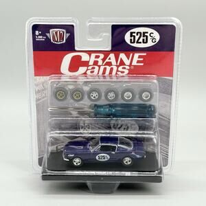 M2 Machines Crane Cams 1965 Ford Mustang Fastback 2+2 R09 1/64 Diecast
